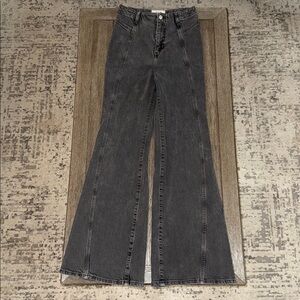 We the Free Florence Flare Jeans Washed Black